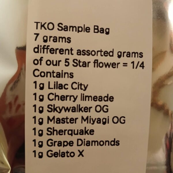 TKO Sample Bag/5 Star