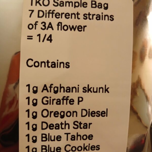 TKO Sample Bag/3A