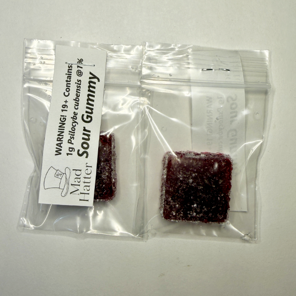 Mad Hatter Mushroom Gummies 1g